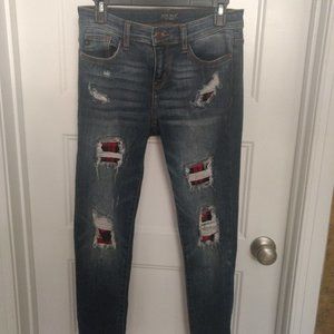 Judy Blue Buffalo Plaid Jeans